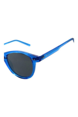 Lunettes de soleil rondes Bleu transparent