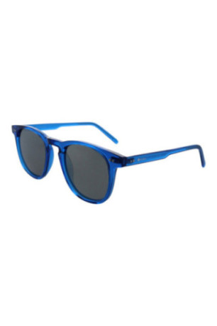 Lunettes de soleil rondes Bleu foncé cristal
