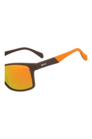 Lunettes de soleil de sport Homme Marron foncé mat