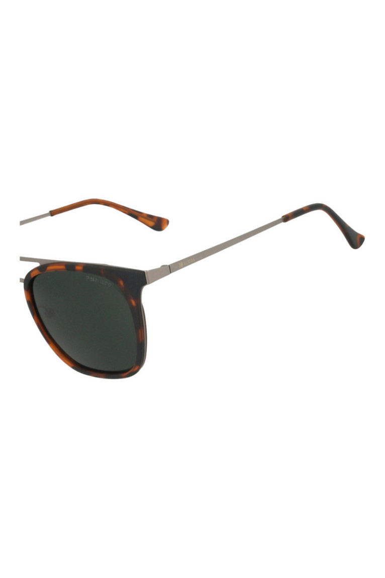 Lunettes de soleil carrées Homme Écaille 53 mm