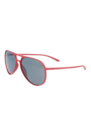 Lunettes de soleil pilote Rouge mat 58 mm