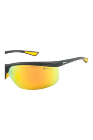 Lunettes de soleil de sport polarisées Homme Gris foncé mat