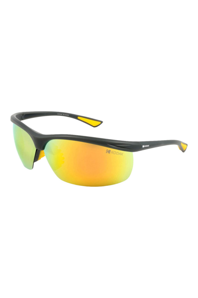Lunettes de soleil de sport polarisées Homme Gris foncé mat