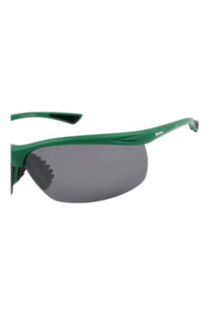 Lunettes de soleil polarisées rectangulaires Vert mat