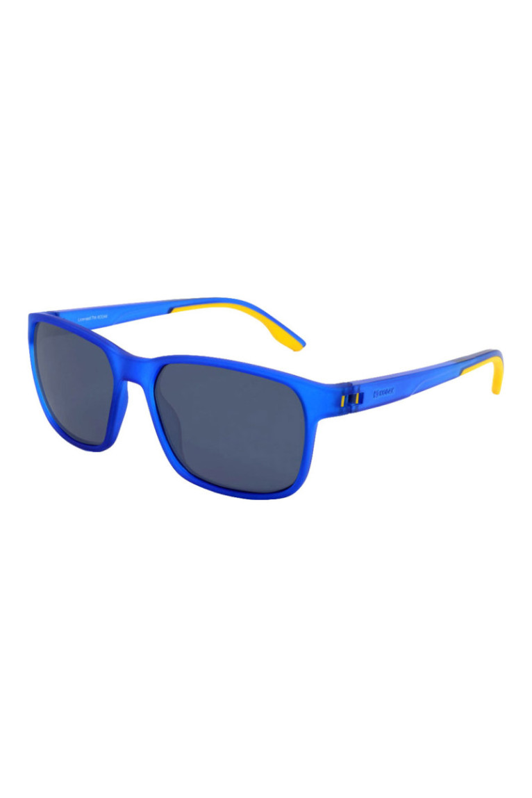 Lunettes de soleil polarisées carrées Homme Bleu électrique 57 mm