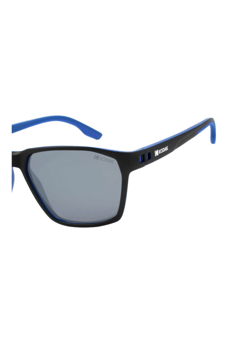 Lunettes de soleil carrées Homme Gris bleu
