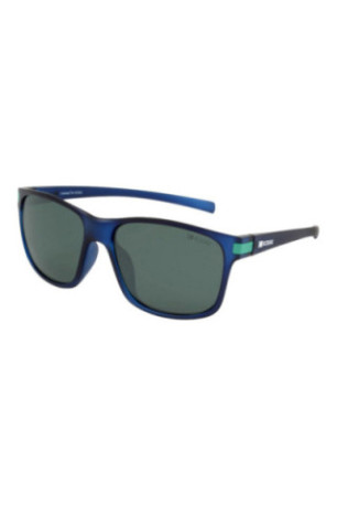 Lunettes de soleil polarisées carrées Homme Bleu marine mat