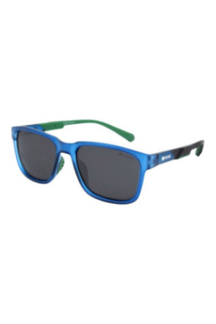 Lunettes de soleil carrées Homme Bleu cristal