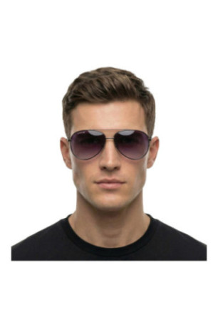 Lunettes de soleil Aviateur Gris foncé mat 59 mm