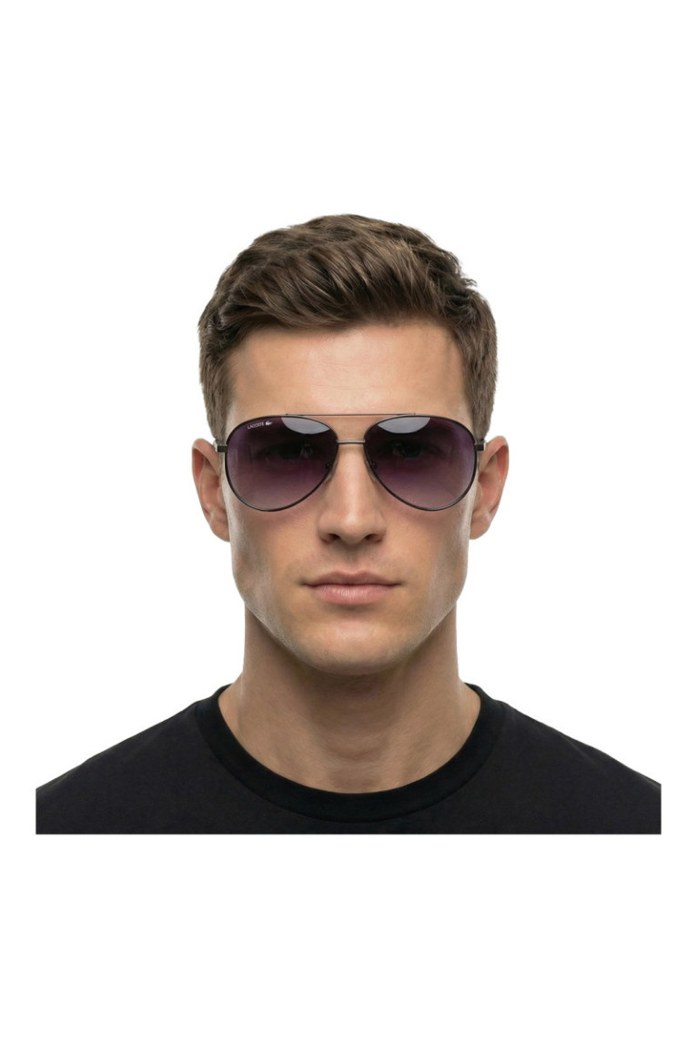 Lunette de soleil - Lacoste - Matte dark gray