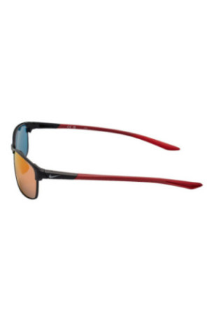 Lunettes de soleil Modern Metal Homme Noir et rouge 58 mm