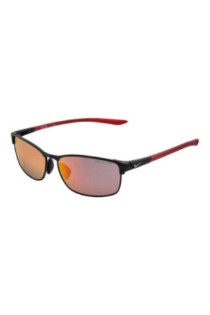 Lunettes de soleil Modern Metal Homme Noir et rouge 58 mm