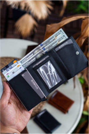 Portefeuille pour homme - Noir