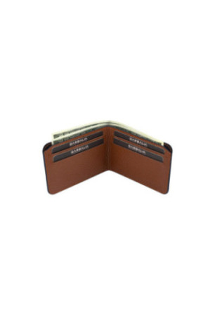Portefeuille pour homme - Noir et beige