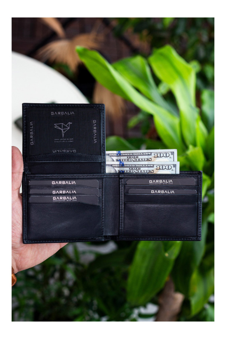 Portefeuille pour homme - Noir