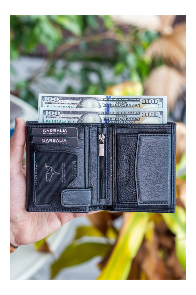 Portefeuille pour homme - Noir