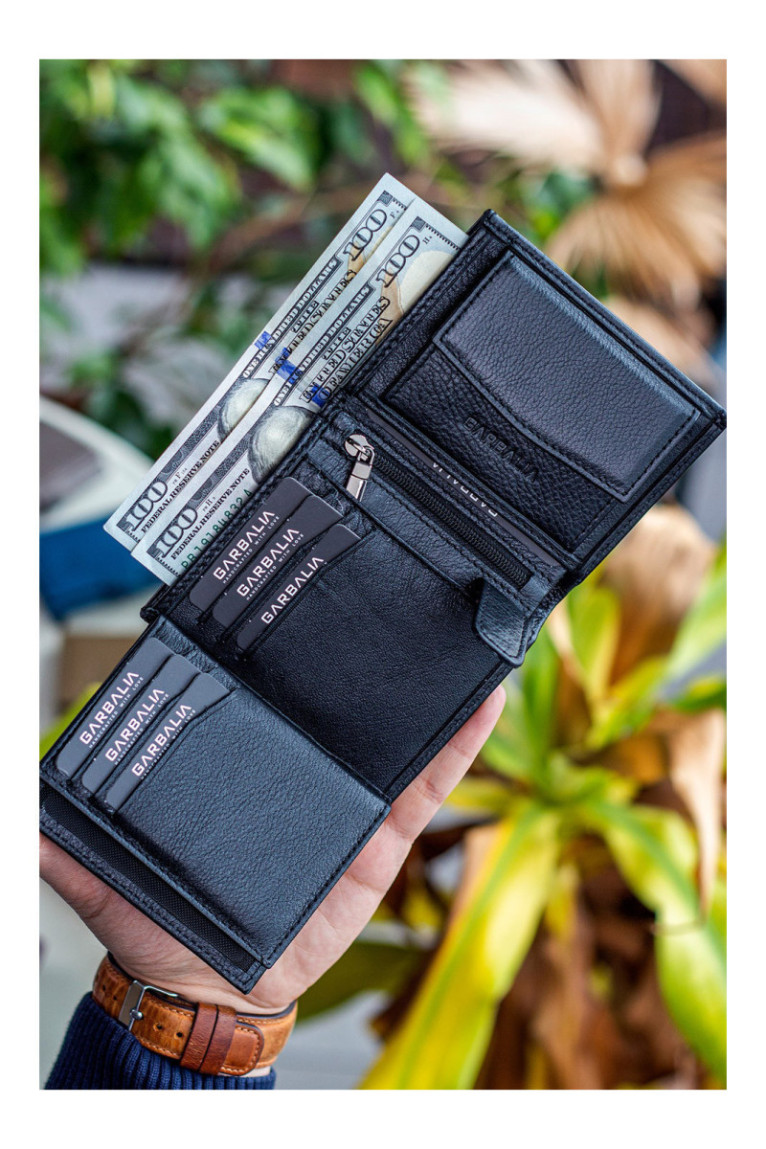 Portefeuille pour homme - Noir