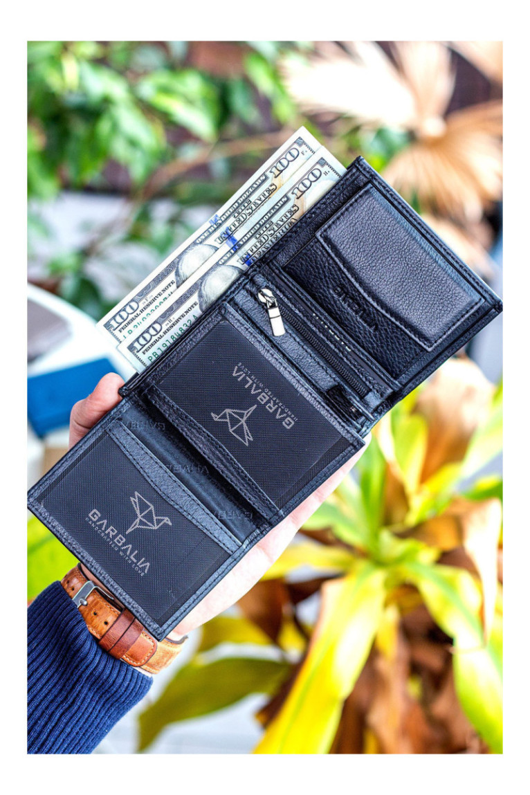 Portefeuille pour homme - Noir