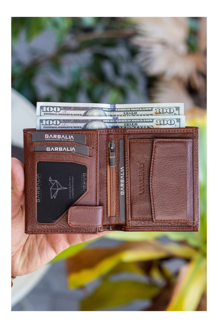 Portefeuille pour homme - Tanné