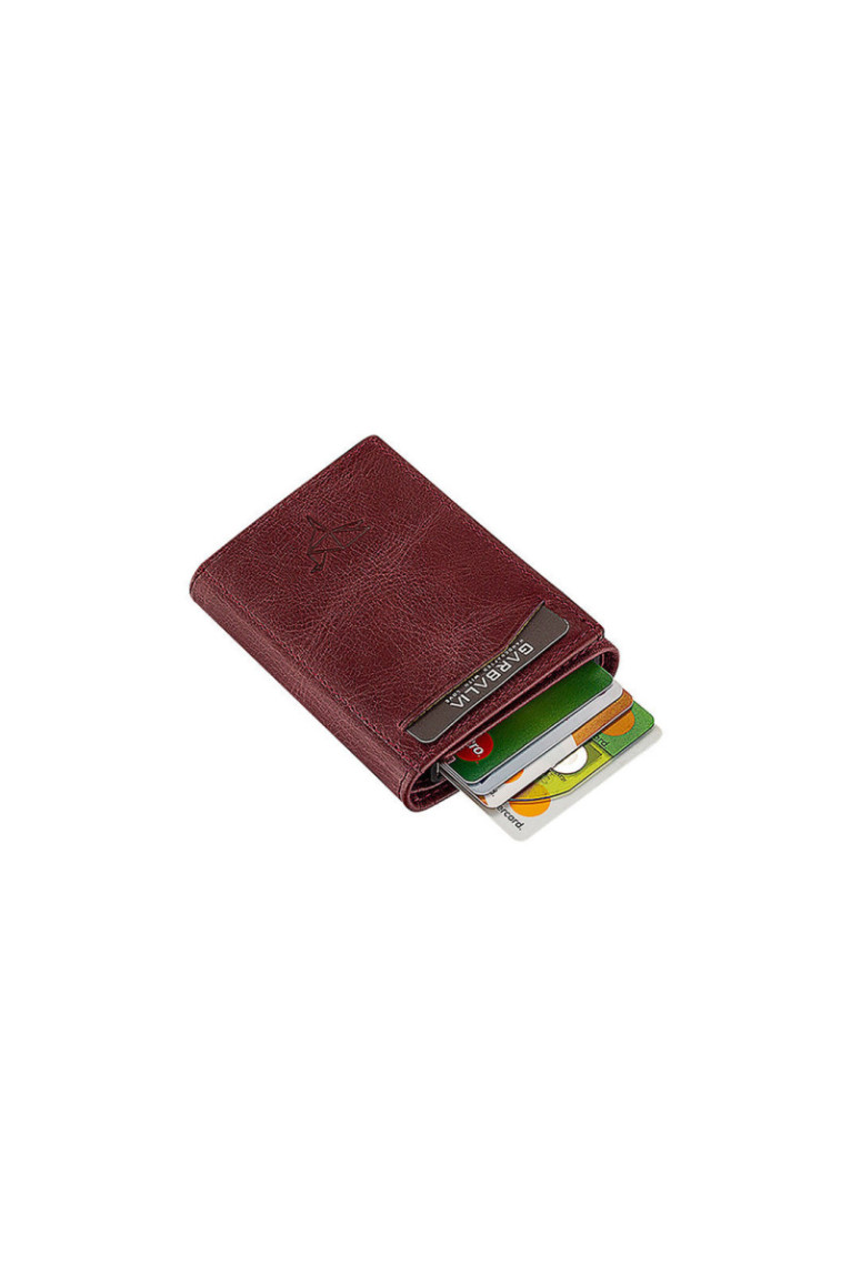 Portefeuille pour homme - Rouge bordeaux