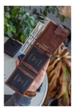 Portefeuille pour homme - Tanné