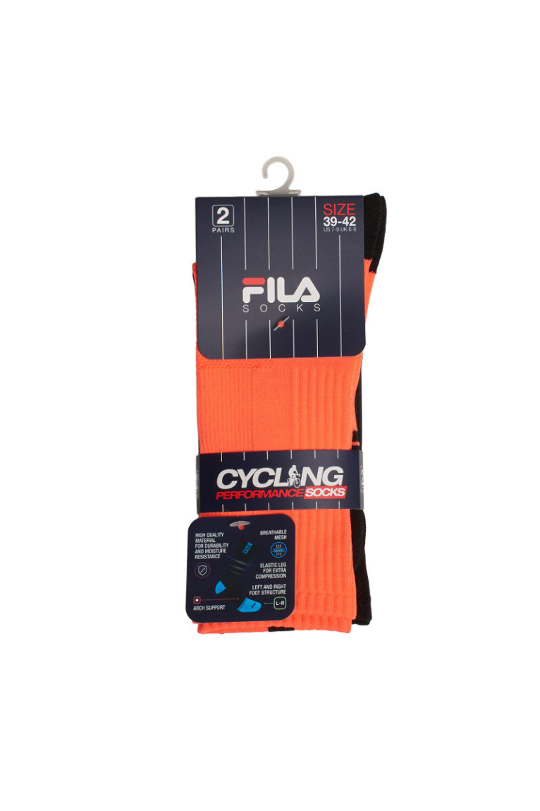 Lot de 2 paires de chaussettes - Black/orange