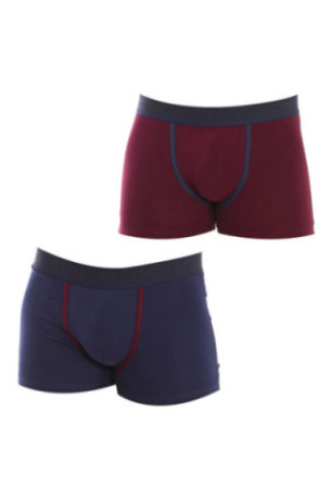 Lot de 2 Boxers - Navy-burgundy