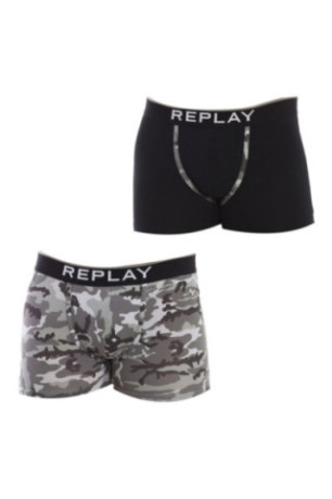 Lot de 2 Boxers - Black-light gray