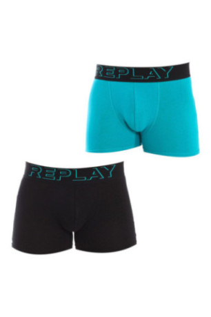 Lot de 2 Boxers - Turquoise-black