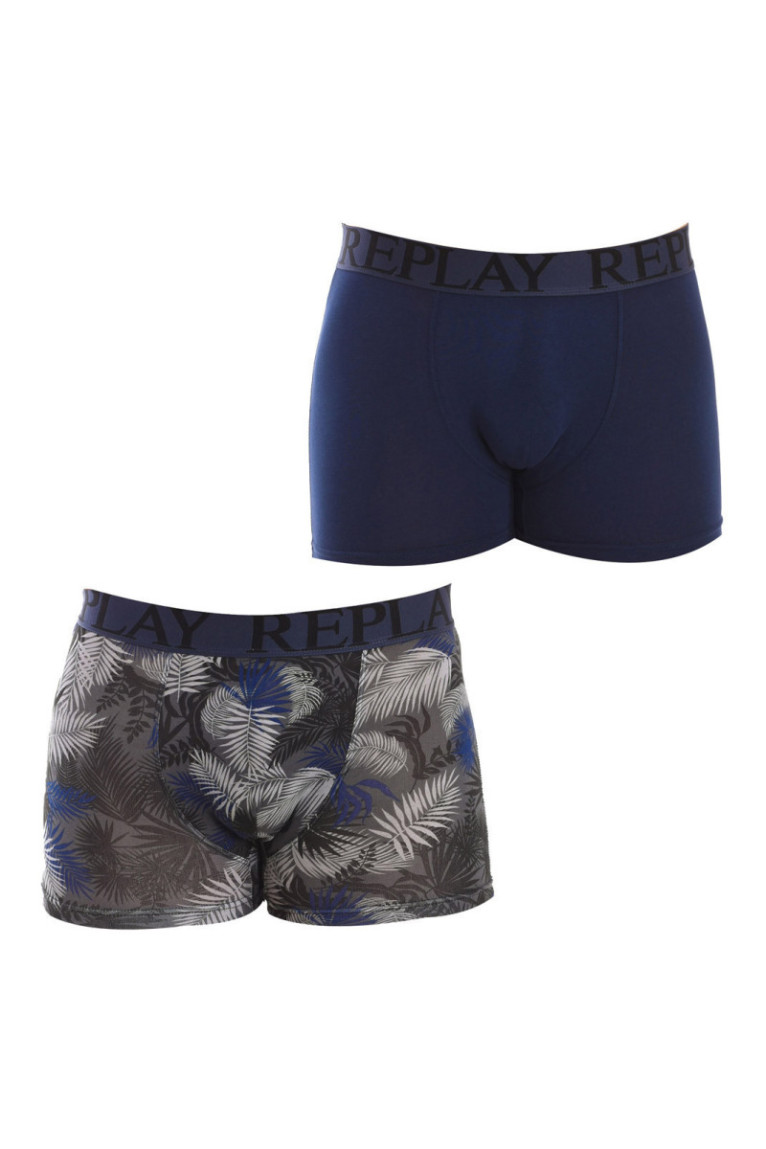Lot de 2 Boxers - Navy-gray
