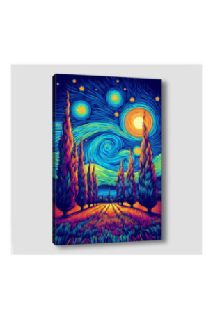 Peinture décorative sur toile - Multicolore