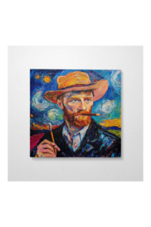 Peinture décorative sur toile - Multicolore