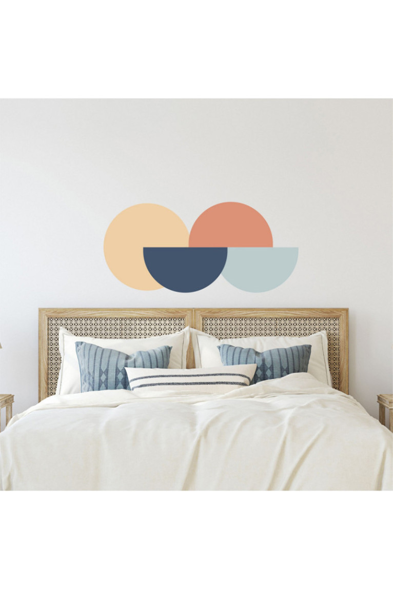 Sticker mural décoratif - Multicolore