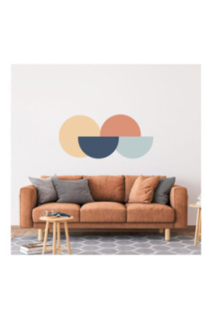 Sticker mural décoratif - Multicolore