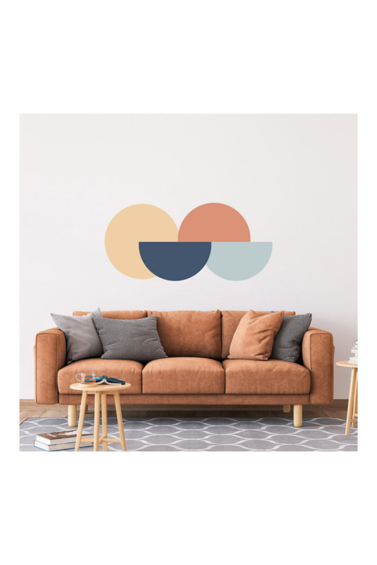 Sticker mural décoratif - Multicolore