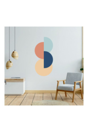 Sticker mural décoratif - Multicolore