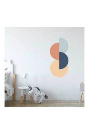 Sticker mural décoratif - Multicolore
