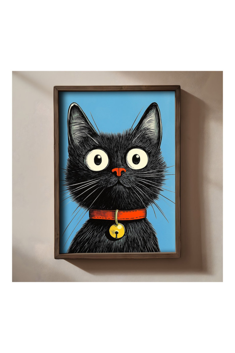 Tableau décoratif en MDF encadré - Multicolore