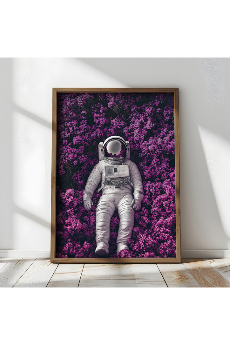 Tableau décoratif en MDF encadré - Multicolore