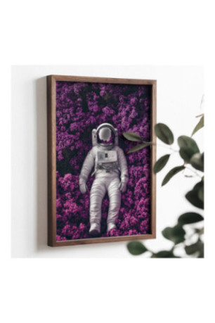 Tableau décoratif en MDF encadré - Multicolore
