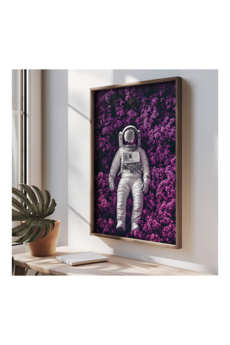 Tableau décoratif en MDF encadré - Multicolore