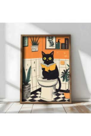 Tableau décoratif en MDF encadré - Multicolore