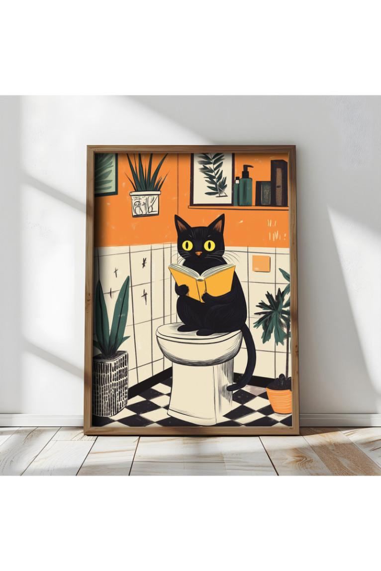 Tableau décoratif en MDF encadré - Multicolore