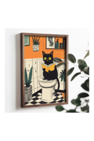 Tableau décoratif en MDF encadré - Multicolore