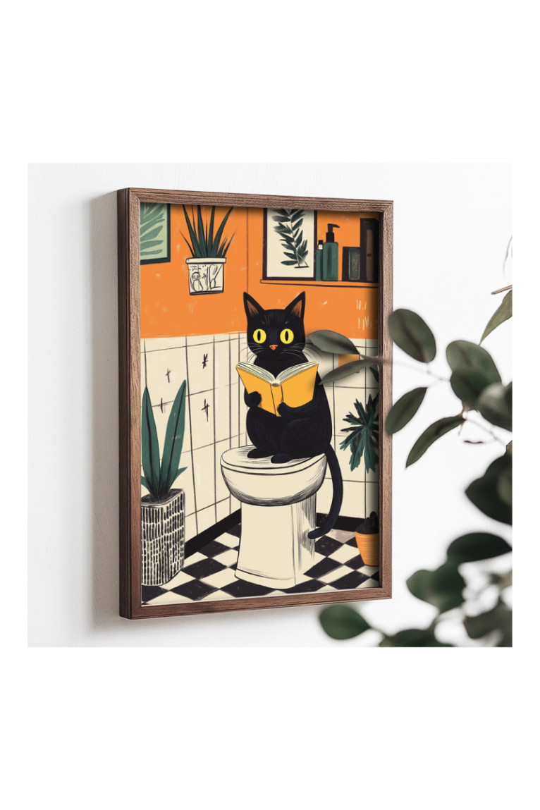 Tableau décoratif en MDF encadré - Multicolore