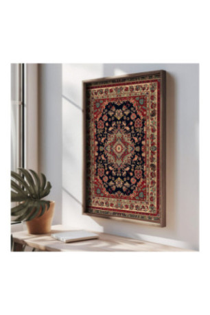 Tableau décoratif en MDF encadré - Multicolore