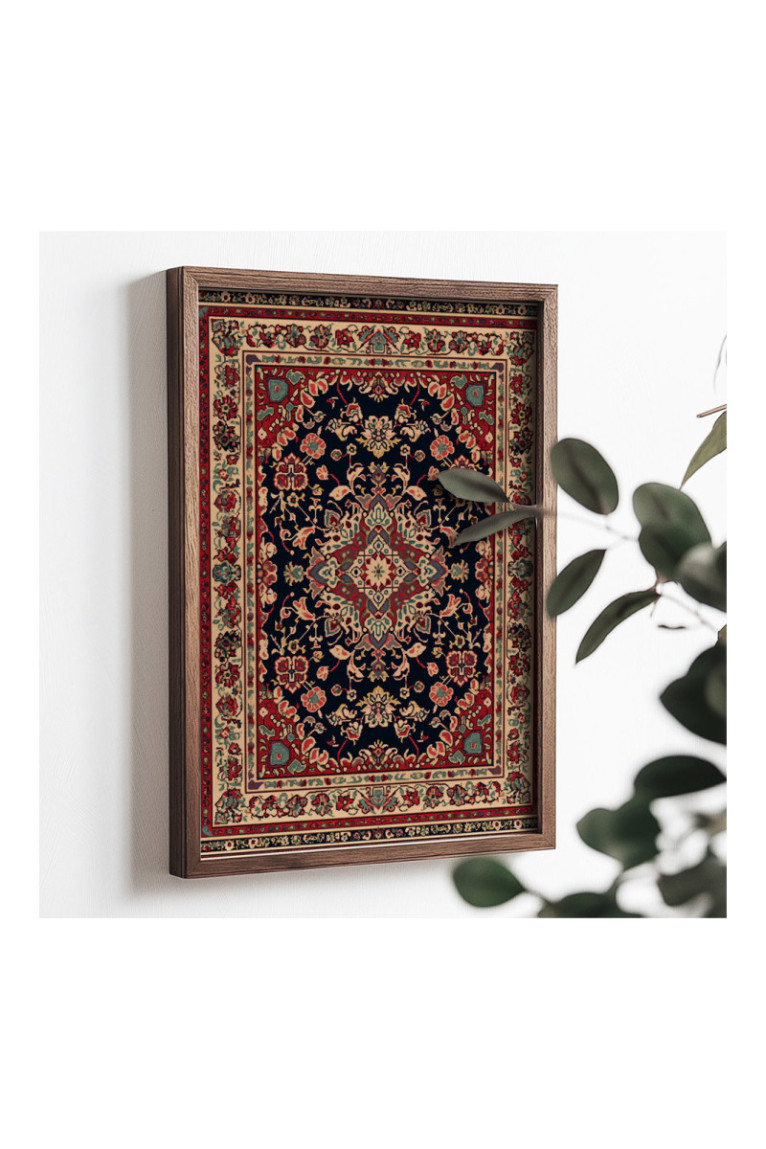 Tableau décoratif en MDF encadré - Multicolore
