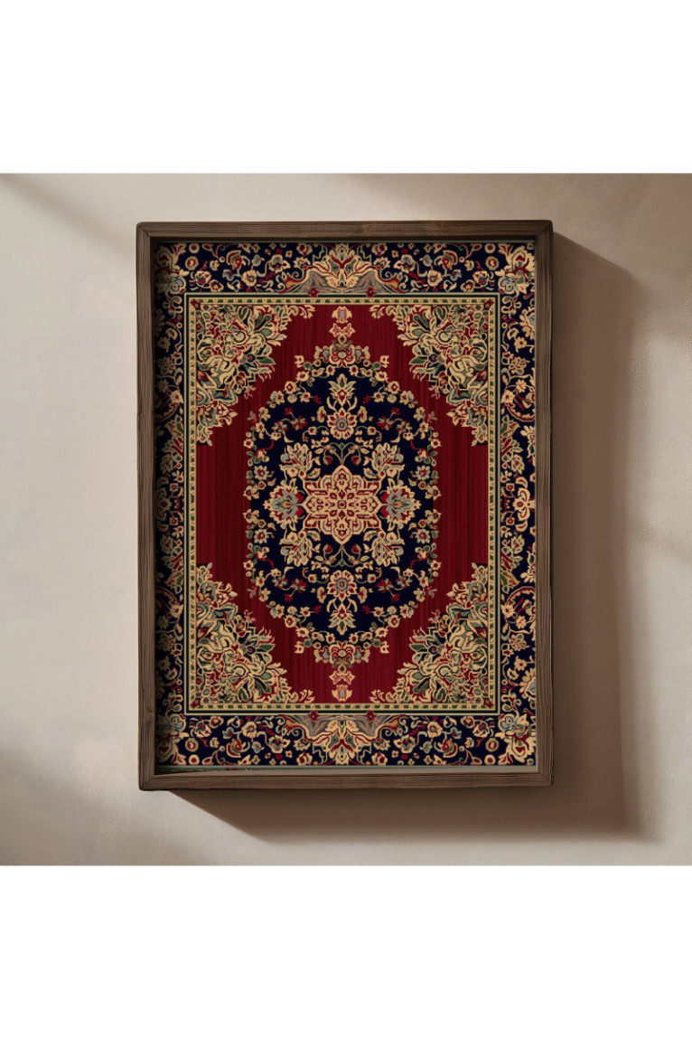 Tableau décoratif en MDF encadré - Multicolore