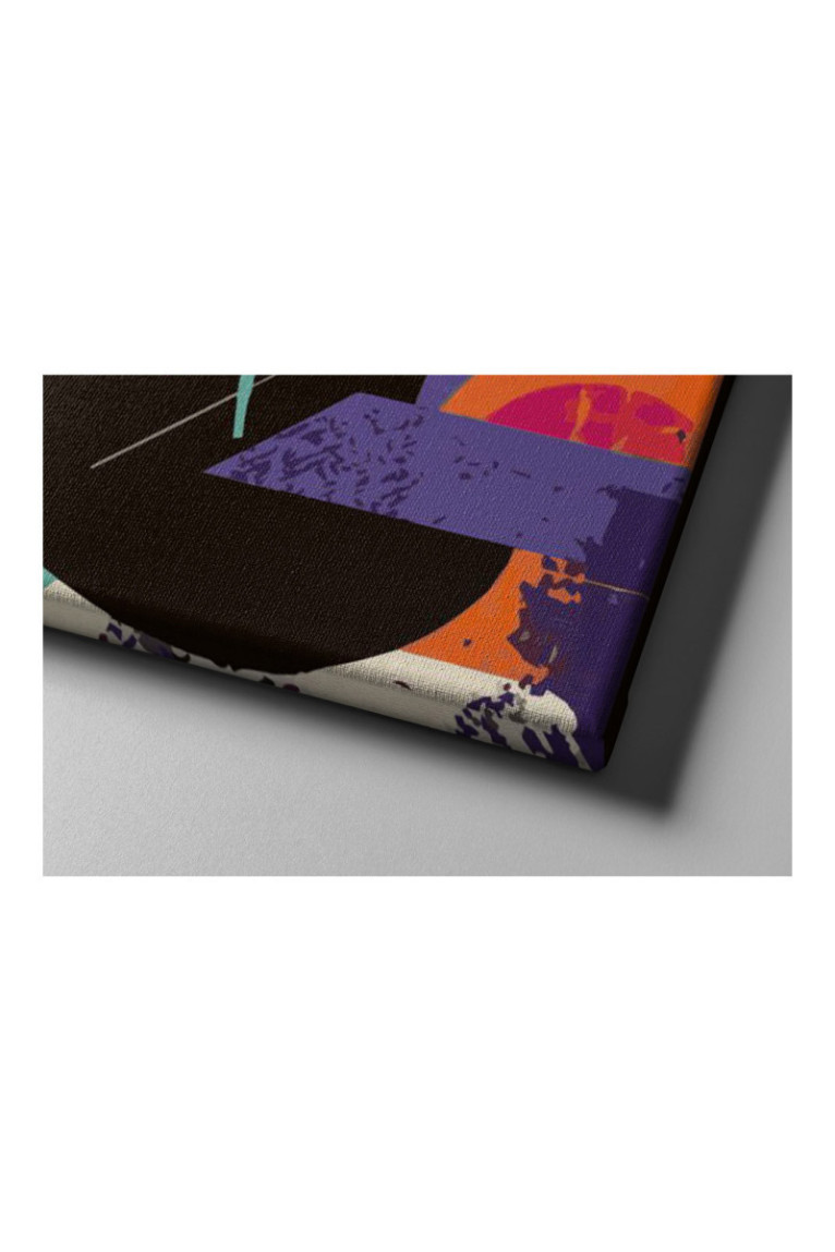 Peinture décorative sur toile - Multicolore