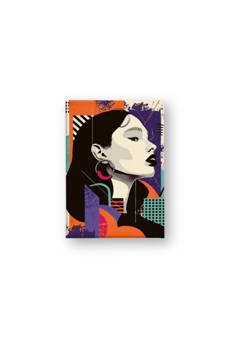 Peinture décorative sur toile - Multicolore